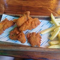 Ouster mushrooms, I'd already eaten some before I remembered to take a pic. Oh, could have done with a bit of salad with it at Plant. Eat. Licious in Bath