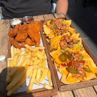 Oyster Mushroom ‘Wings’ and the Nachos  at Plant. Eat. Licious in Bath