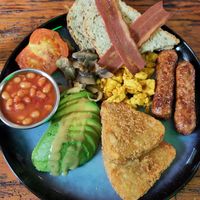 Full English at Plant. Eat. Licious in Bath