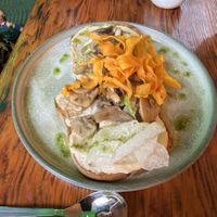 There won’t be ‘Mushroom Left’ on seeded bread 🧡💛  at Plant. Eat. Licious in Bath