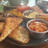 Full vegan English at Plant. Eat. Licious in Bath