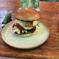 plantalicious burger  at Plant. Eat. Licious in Bath