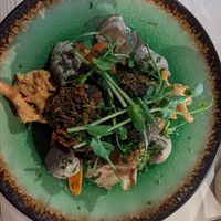 Krispig portabello at Spill Saluhall & Eatery in Kiruna