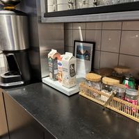 Free coffee and tea with non-dairy milk    at Spill Saluhall & Eatery in Kiruna