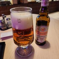 Non alcoholic beer. It was tasty! at Spill Saluhall & Eatery in Kiruna