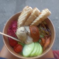 Falafel plate. at Aut Vera in Tbilisi