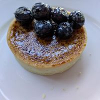 Creme brulee tart at Disneyland - Cafe Orleans  in Anaheim