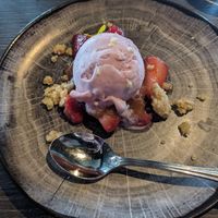 Strawberry and rhubarb at Grill it! in Koli