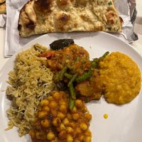 Vegan curries  at Gurkhas Brothers in Chatham