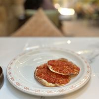 Armenian bread   at Mayrig in Beirut
