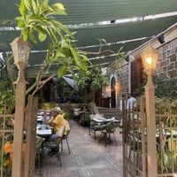 Exterior terrace   at Mayrig in Beirut