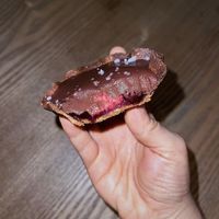 Amazing chocolate fudge and raspberry   at Garage Criminal  in Guadalajara