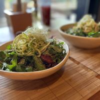 Poke bowls. Yum!  at Aguacate Veggie Bar in Oaxaca