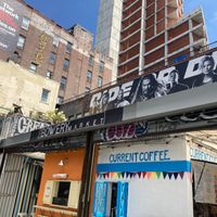 The Bowery Market (Sunday C&C is orange booth on the left) at Sunday C&C Eatery in New York City