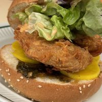 Chicken sandwich  at Sunday C&C Eatery in New York City