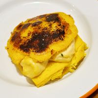 Arepa de chocolo   at Sunday C&C Eatery in New York City