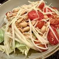 Papaya salad  at Thailicious in Longwood