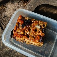 Vegan granola slice! at Larder & Thyme in Ferntree Gully
