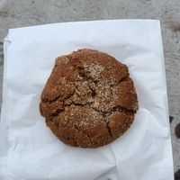 vegan ginger spice cookie at Larder & Thyme in Ferntree Gully