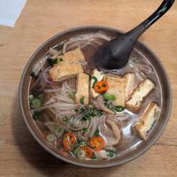 Vegan pho with extra noodles 🐷 at Mr Pho in Copenhagen