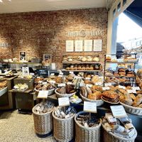 Inside of the store; most of the breads are vegan (ask to check!)  at Vlaamsch Broodhuys in Utrecht