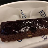 Chocolate brownie at GIARDÍ  in Milan