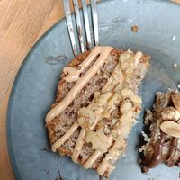 Walnut cake at GIARDÍ  in Milan