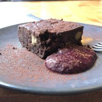  Brownie con composta di lamponi  at GIARDÍ  in Milan