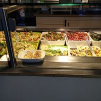 Amazing salad bar  at Vita-Nova Vegetaria in Bamberg