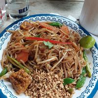 Veganized Pad Thai at Rosa's Thai -  Kings Cross in North London