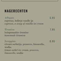 Scroppino could be vegan? Ask staff  at Django's in Eindhoven