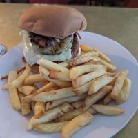Aussie Burger at Mama B's in Chippendale