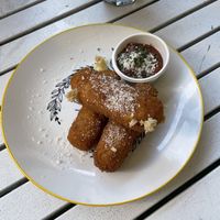 Mozzarella sticks  at Mama B's in Chippendale