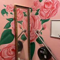 Ladies toilet   at Mama B's in Chippendale