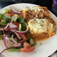 Lasagne  at Mama B's in Chippendale