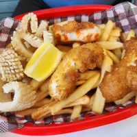 Seafood basket at Mama B's in Chippendale