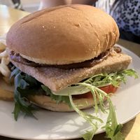 Miso burger   at Mama B's in Chippendale