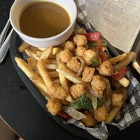 Irish spice bag  at Mama B's in Chippendale