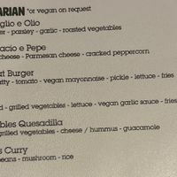 Nee vegan options  at Blennies Restaurant in Kralendijk