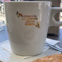 Soy latte  at Bar Manzoni Mattioni Cafe in Grado