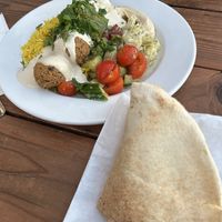 Falafel plate  at Shalosh Levantine Cuisine  in Springfield