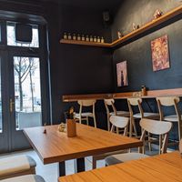 Inside seating at Ichi Go Ichi E in Vienna