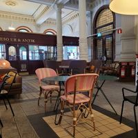 Seating at Latteria in Gothenburg