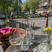   at Klauzál Café in Budapest