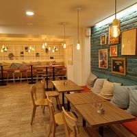 Interrior at Hummus Bar in Szeged