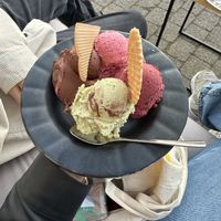   at Eiscafé Piazza in Moembris