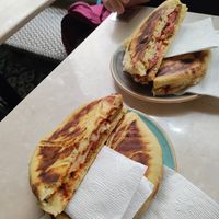 hatay and yengen tosts at Vintage Coffee in Istanbul