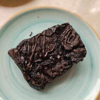 brownie at Vintage Coffee in Istanbul