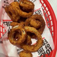 Onion rings   at Lord of the Fries in Fitzroy