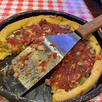   at Gino‘s East in Chicago